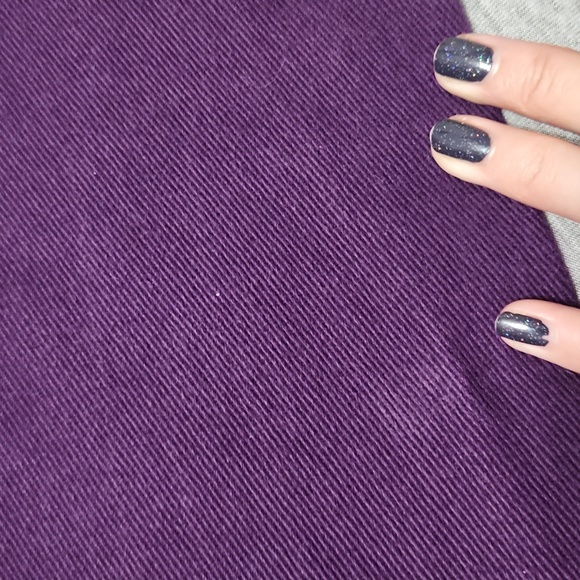 Vintage High Rise Baggy Relaxed Tapered Leg Purple Denim "Mom" Jeans - Picture 14 of 16